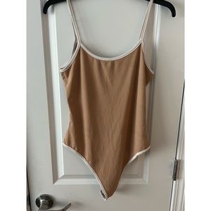 Jlux Label Tan Bodysuit